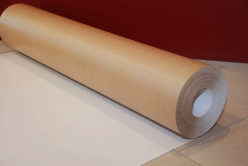 Abdeckkarton/Milchtütenpapier weiss/braun PE-beschichtet 50m² 38,5 m × 1,3 m [eventBASICS]